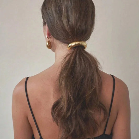 Dome Hair Cuffs - Gold