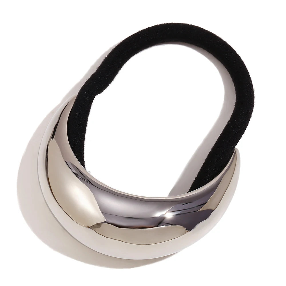 Dome Hair Cuffs - Silver